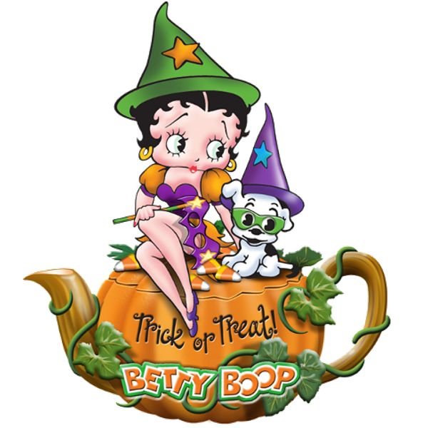betty boop halloween party message