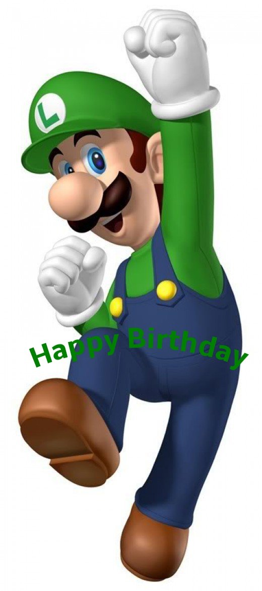 Mario and Luigi cards birthday
