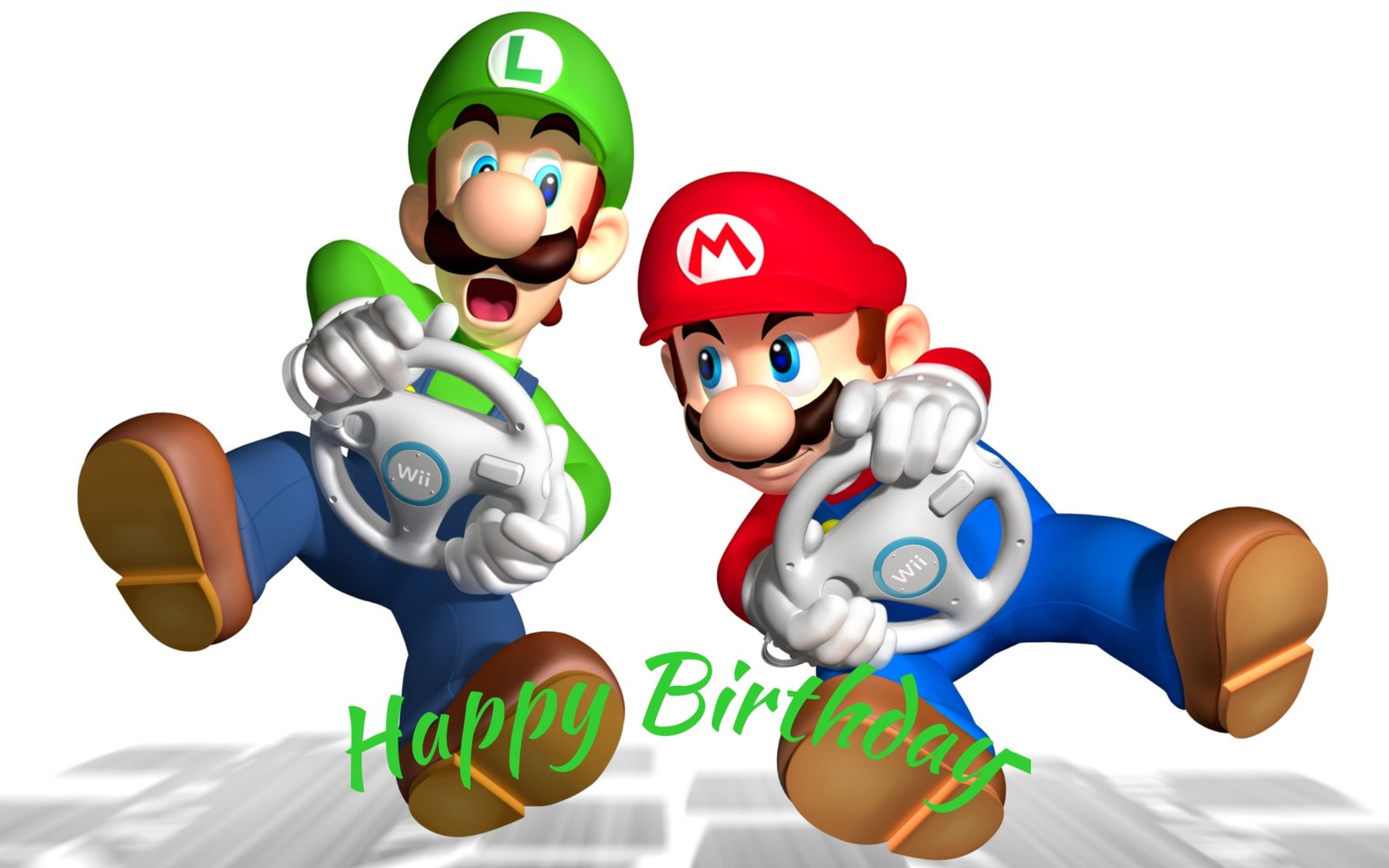 Mario and Luigi cards birthday