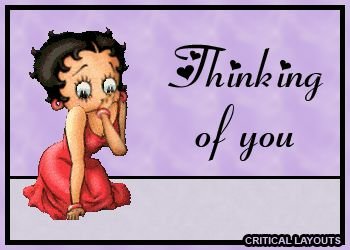 betty boop i miss you cards