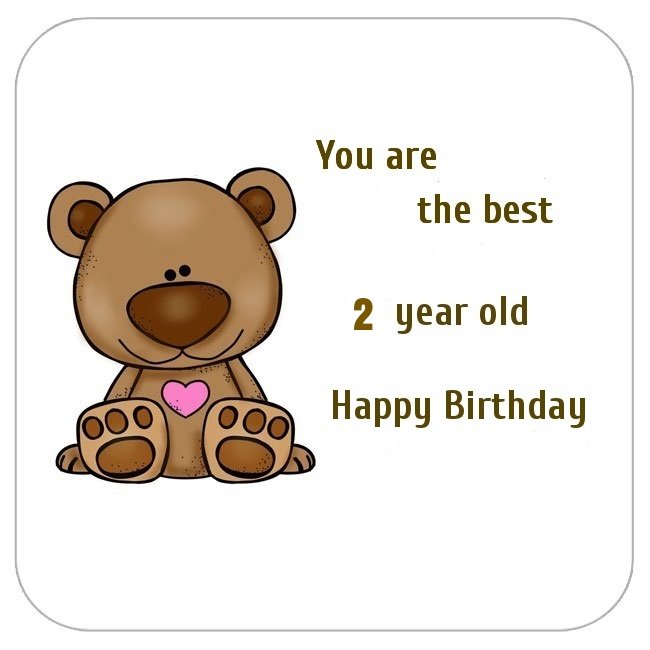 bears birthday greeting card