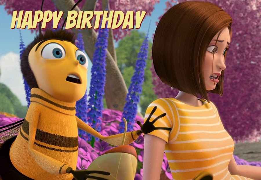 bee movie birthday cards
