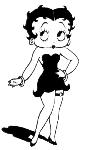 Betty Boop Coloring Pages on More Betty Boop Coloring Pages