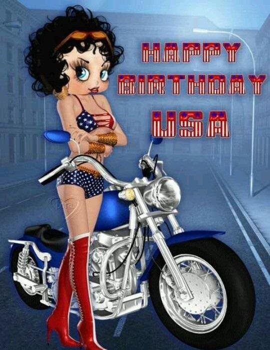 betty boop independence day cards