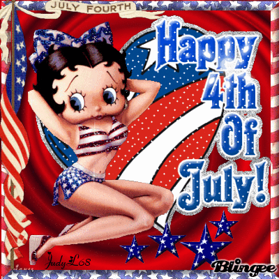 betty boop independence day cards