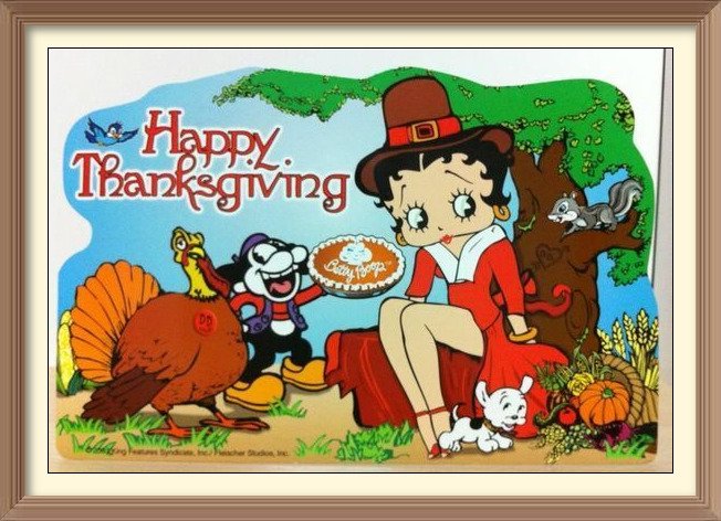 betty boop thanksgiving cards