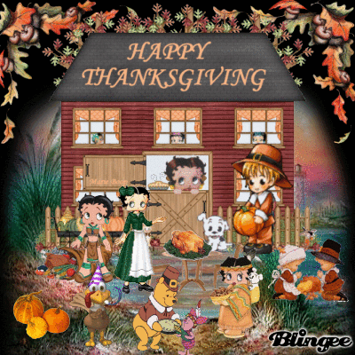 Betty Boop Thanksgiving Cards