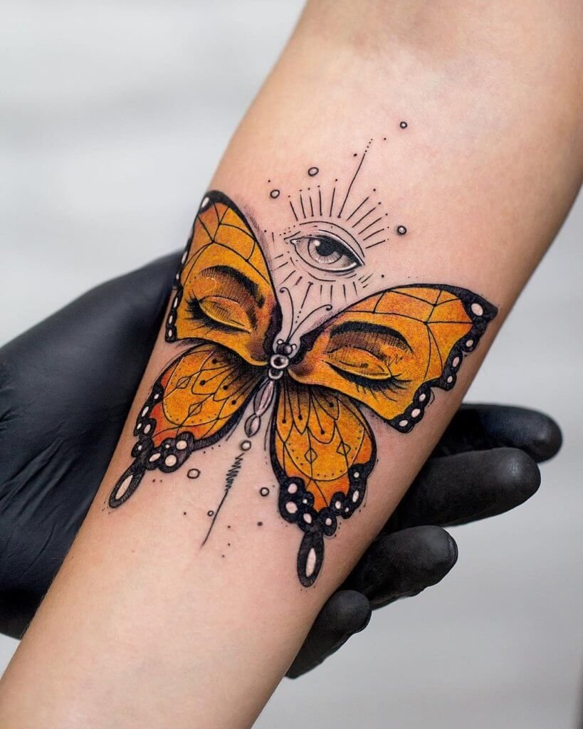 Women's Butterfly Tattoos