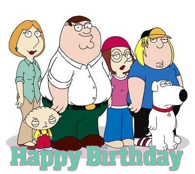 Family Guy Birthday ards