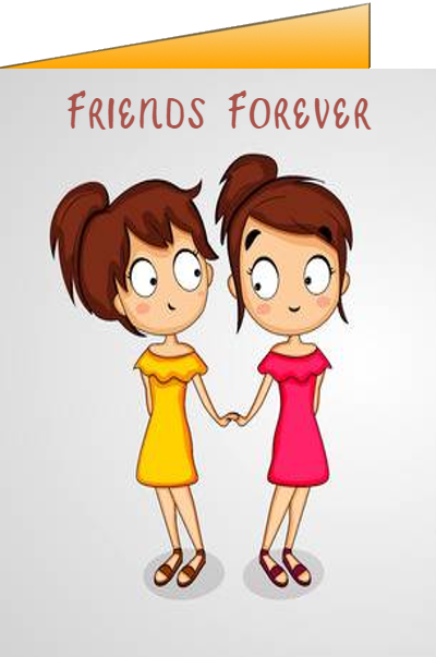 girls-friendship ecards