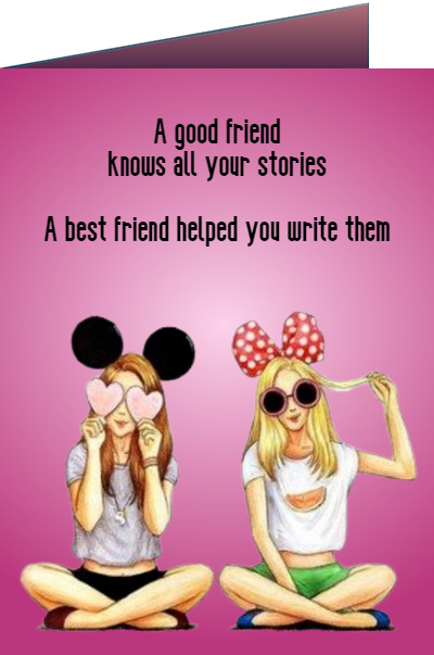 girls friendship ecards