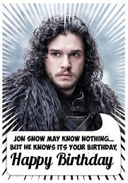 game of thrones greeting cards birthday