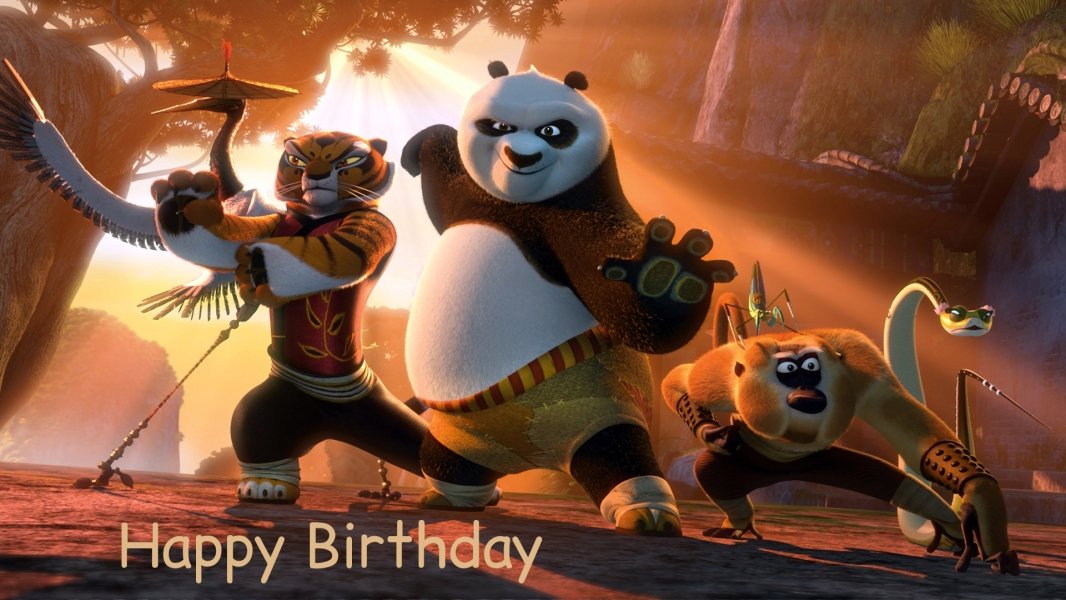 kung fu panda birthday
