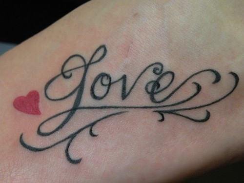 Womens Love Tattoos