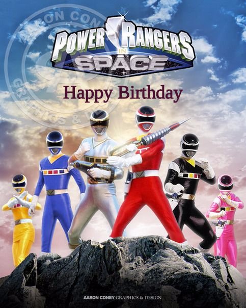 power rangers birthday