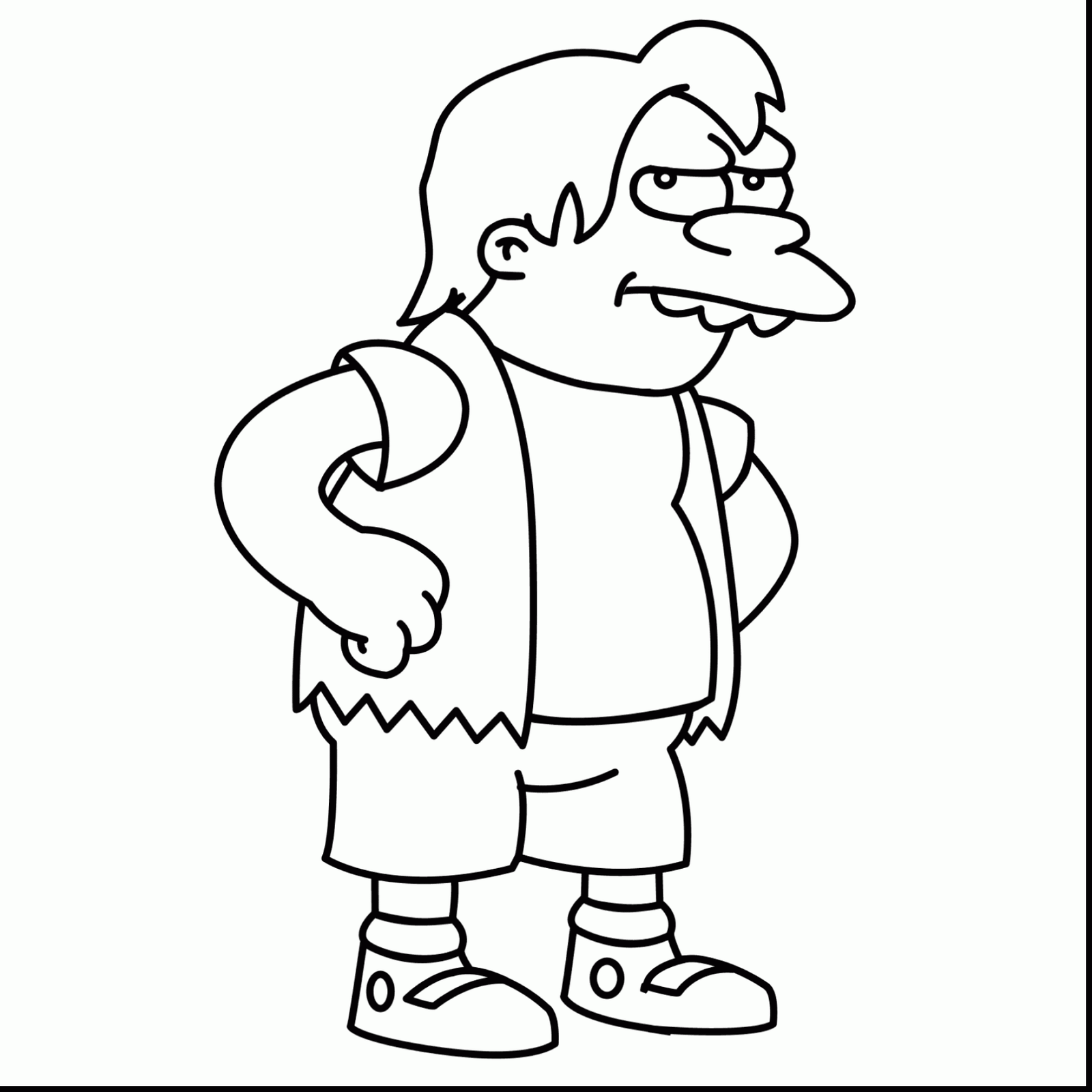 simpson Coloring Pages