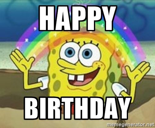 spongebob birthday