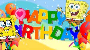 spongebob birthday cards