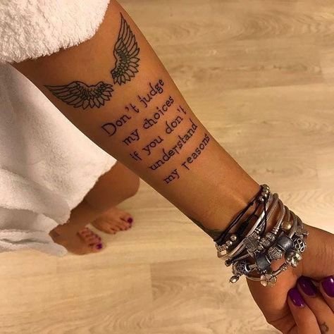 Women's Tattoo Quotes
