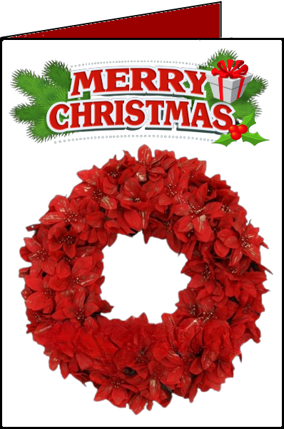 Christmas-Wreath ecards