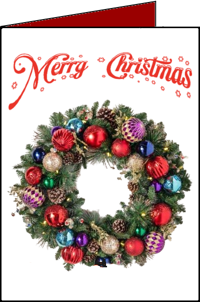 Christmas-Wreath ecards