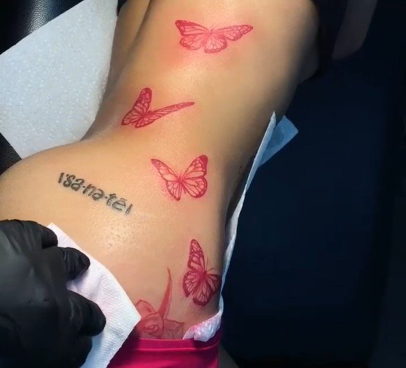 women's animated tattoo