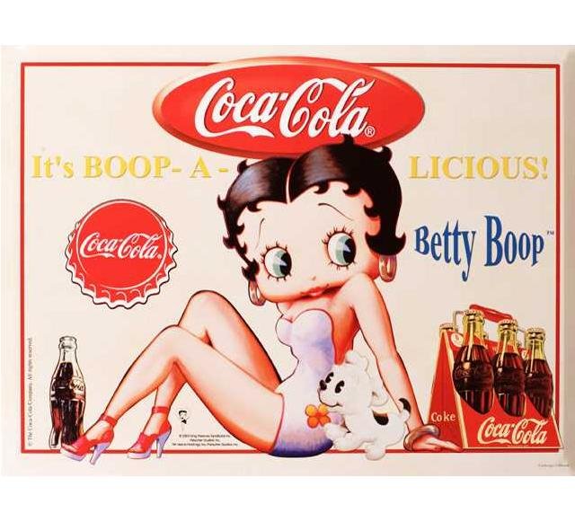 betty boop coca cola 
