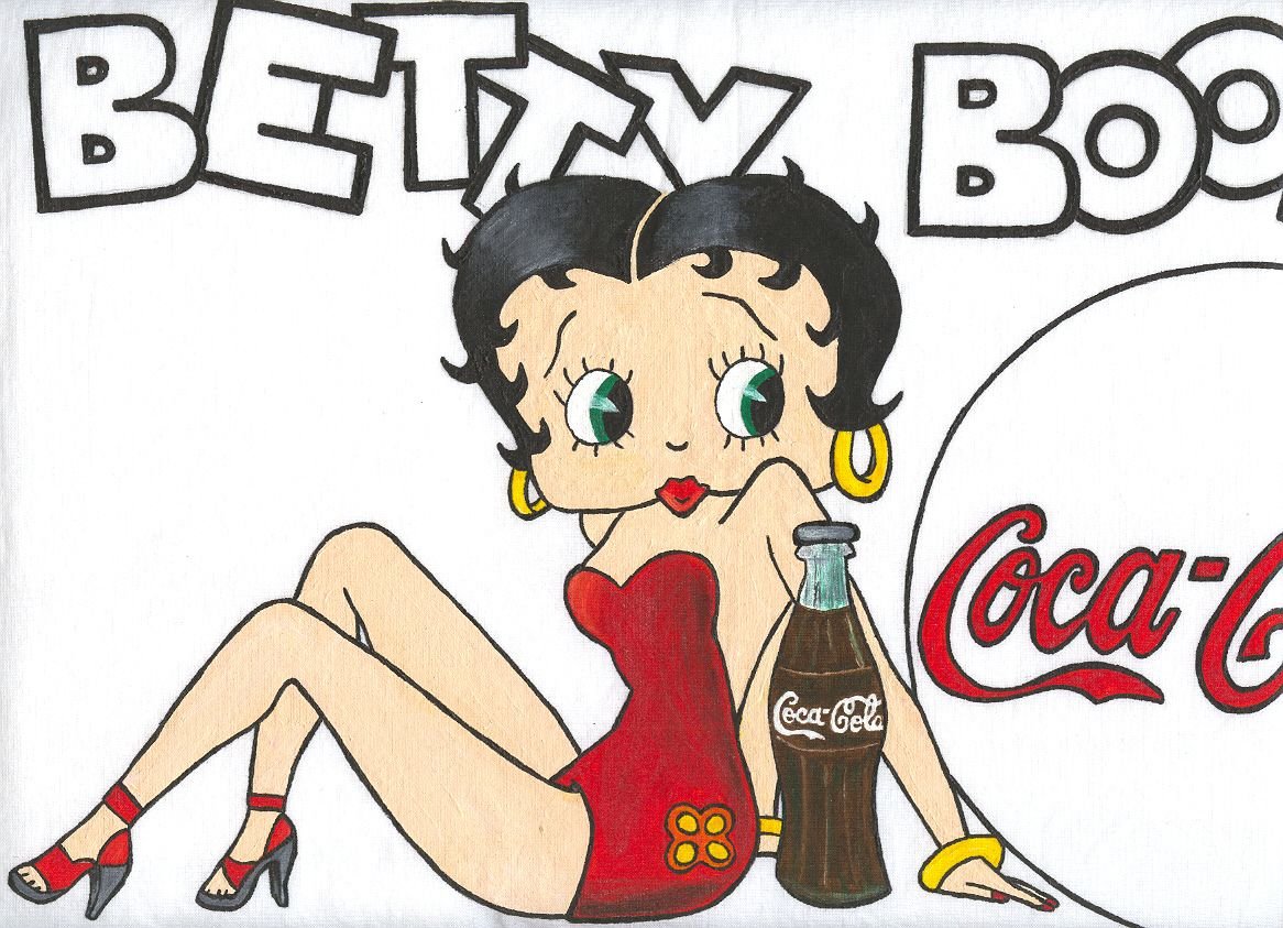 betty boop coca cola