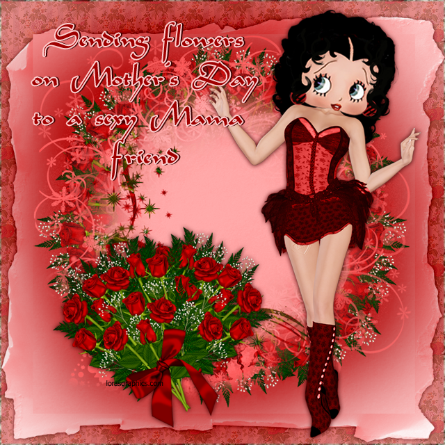 betty boop mothers day cards