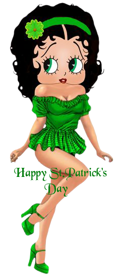 betty boop st.patricks cards