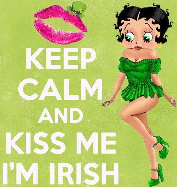 betty boop st.patricks cards