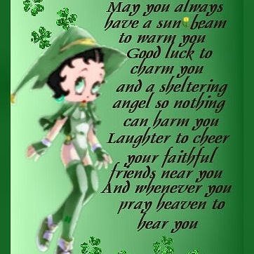 betty boop st.patricks cards