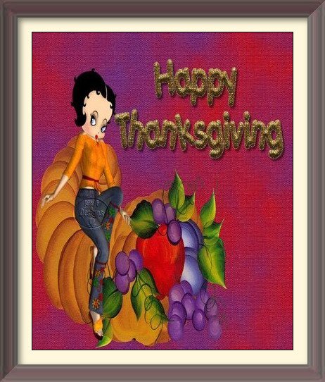 Betty Boop Thanksgiving Ecards