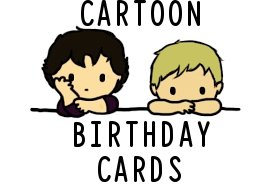 cartoon birthday cards