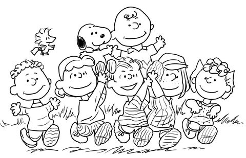 charlie brown Coloring Pages