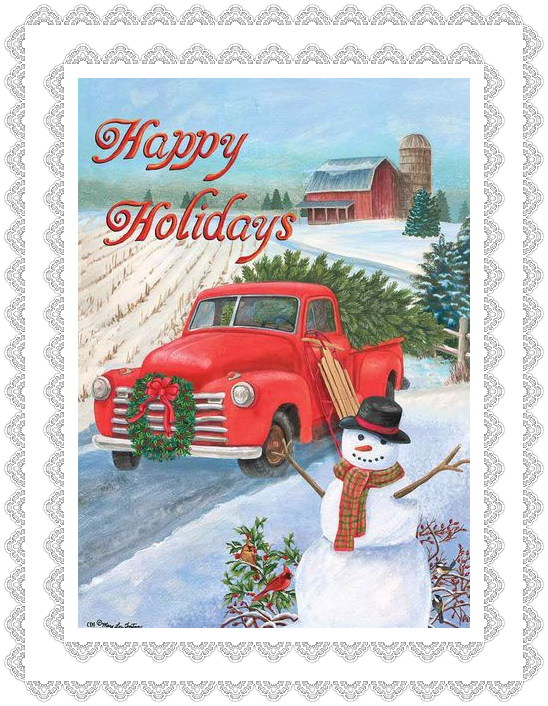 Christmas Cars Ecards