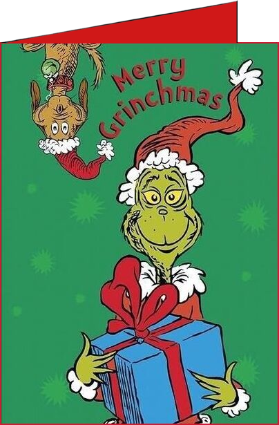 grinch christmas card