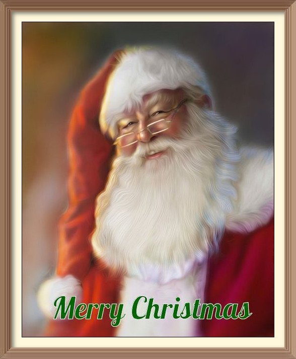 christmas santa card