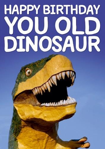 dinosaur birthday cards