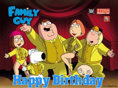 Family Guy Birthday ards