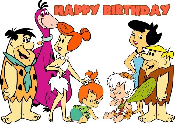the flintstones birthday cards