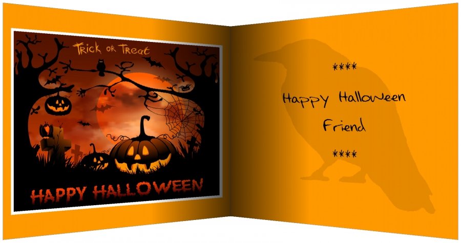 halloween 3d card ecards