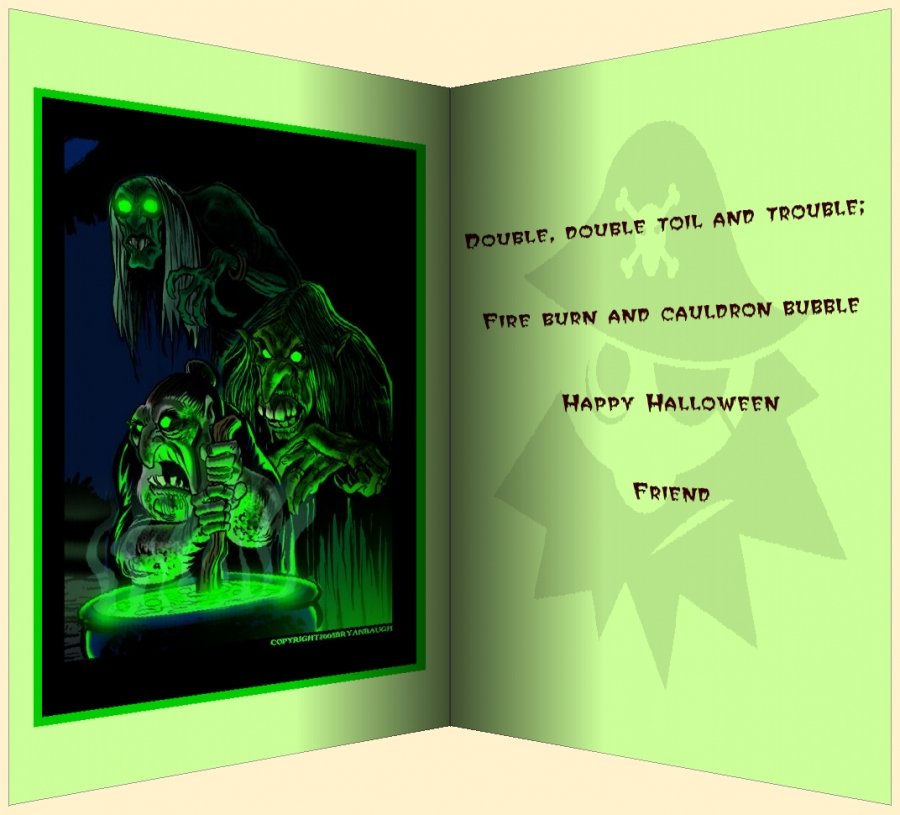 halloween 3d card ecards
