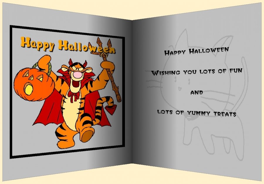 halloween 3d card ecards