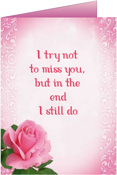 i miss you ecards