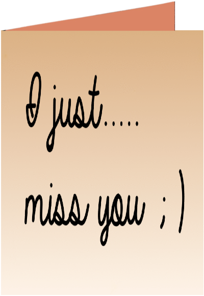 i miss you ecards