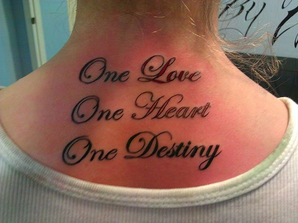 women's love tattoos