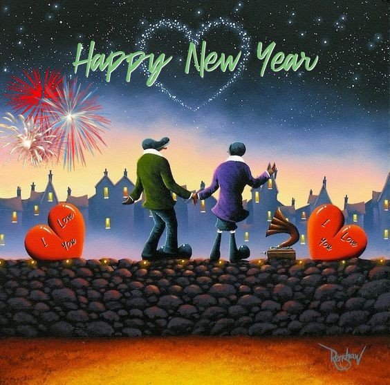 new year greeting ecards