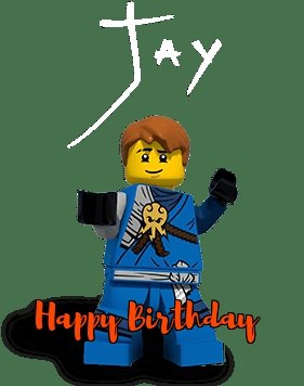 ninja-go birthday cards