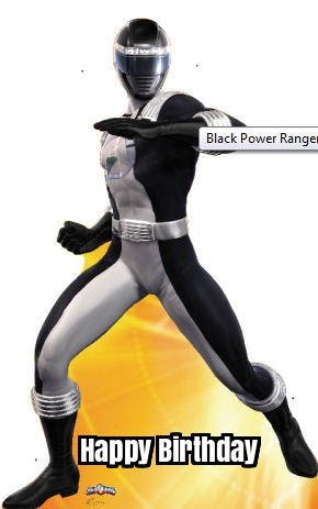 power rangers birthday Pages